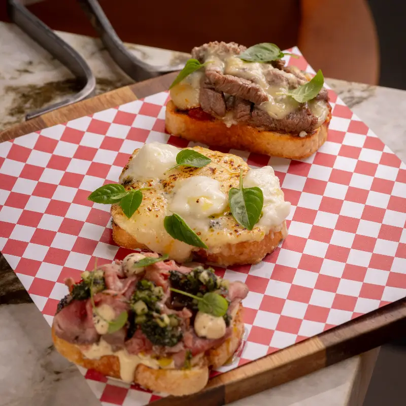 Trio de Bruschettas