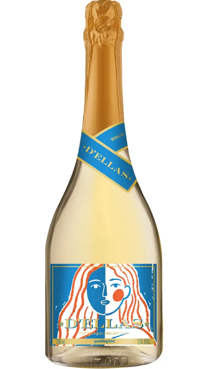 Espumante Maiara e Maraísa - D'ELLAS Brut Branco, 2024