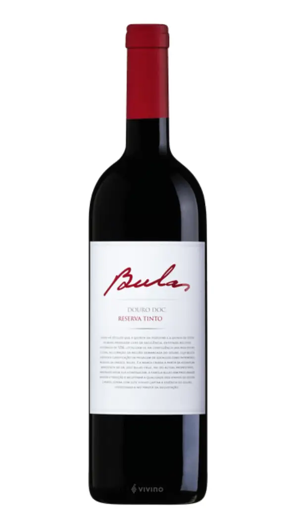 Sugestão do Sommelier Bulas reserva tinto